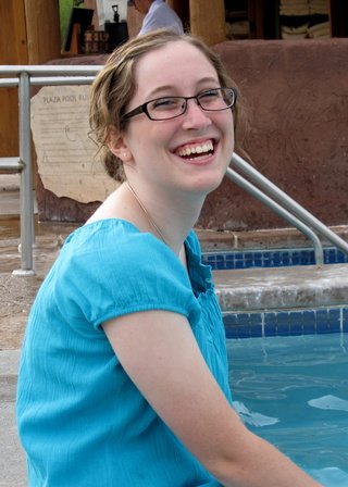 Sitting by the pool